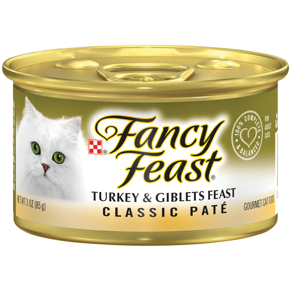 PURINA FANCY FEAST Classic Turkey & Giblets Wet Cat Food 85g