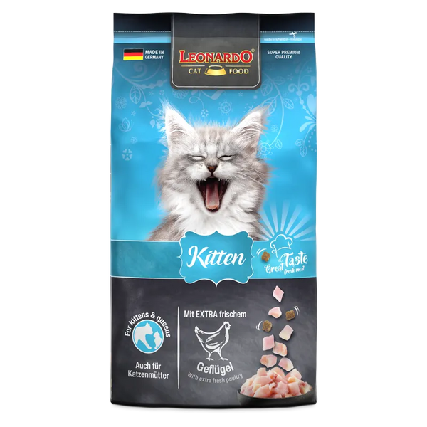 LEONARDO Cat Food Kitten With Chicken 1.8kg