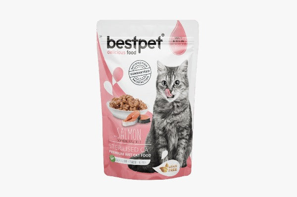 bestpet salmon sterilised 85g