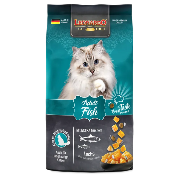 LEONARDO Adult Cat Dry Food with Fish 1.8kg