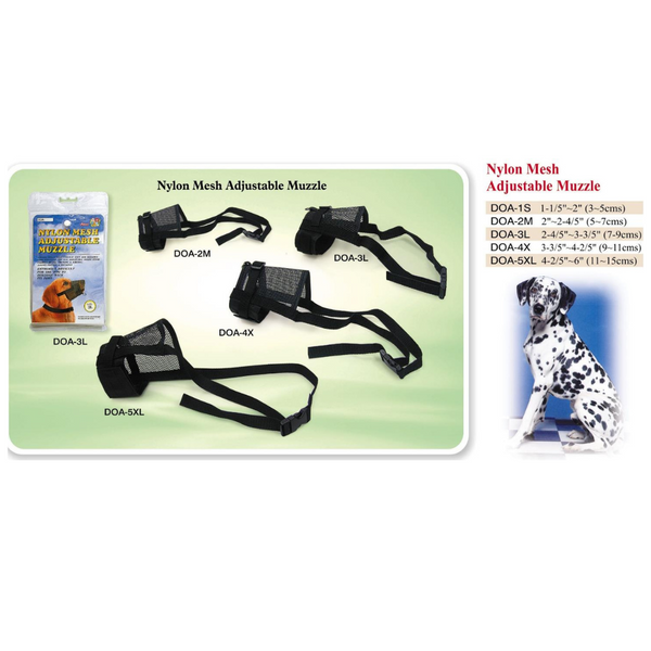 Muzzle - Nylon m. DOA-1S