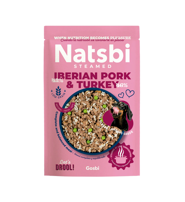 Gosbi Natsbi Iberian Pork&Turkey Dogs 200g