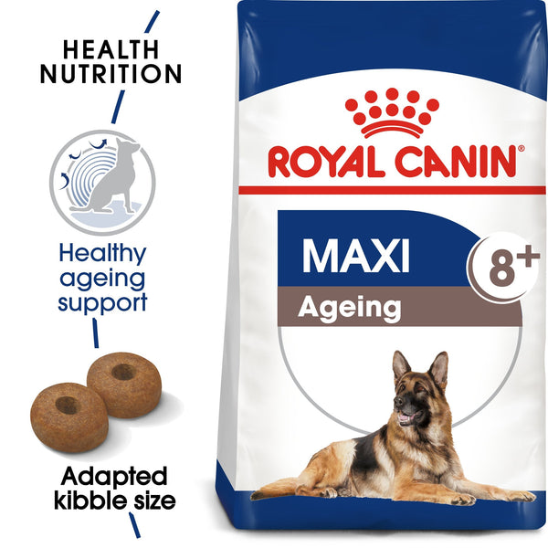 Royal Canin Maxi Ageing 8+ (3 KG) - Dry food for large dogs - adult weight between 26 and 44 KG. for dogs over 8 years old