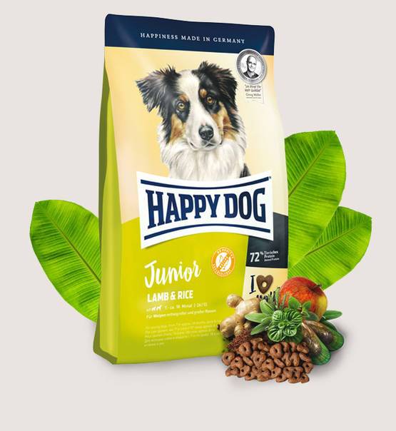 Happy Dog Junior Lamb & Rice - Dry dog food for puppies 4kg