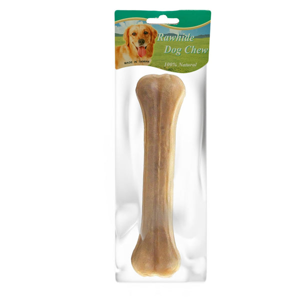 Rawhide Dog Chew Bone-Compresses m. FY-88610 25cm
